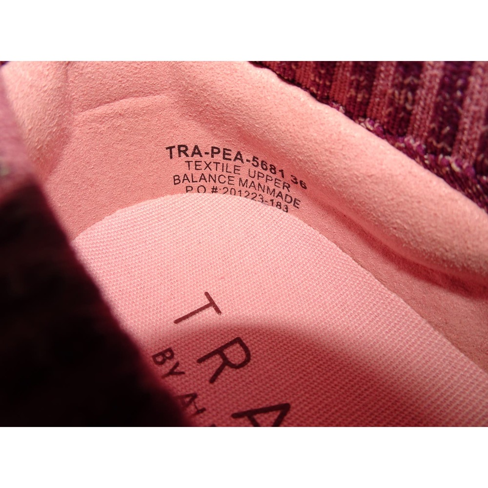 Traq by Alegria Peaq Knit Women's Sneaker Goalz- Plum, Size 5.5 - Picture 8 of 8